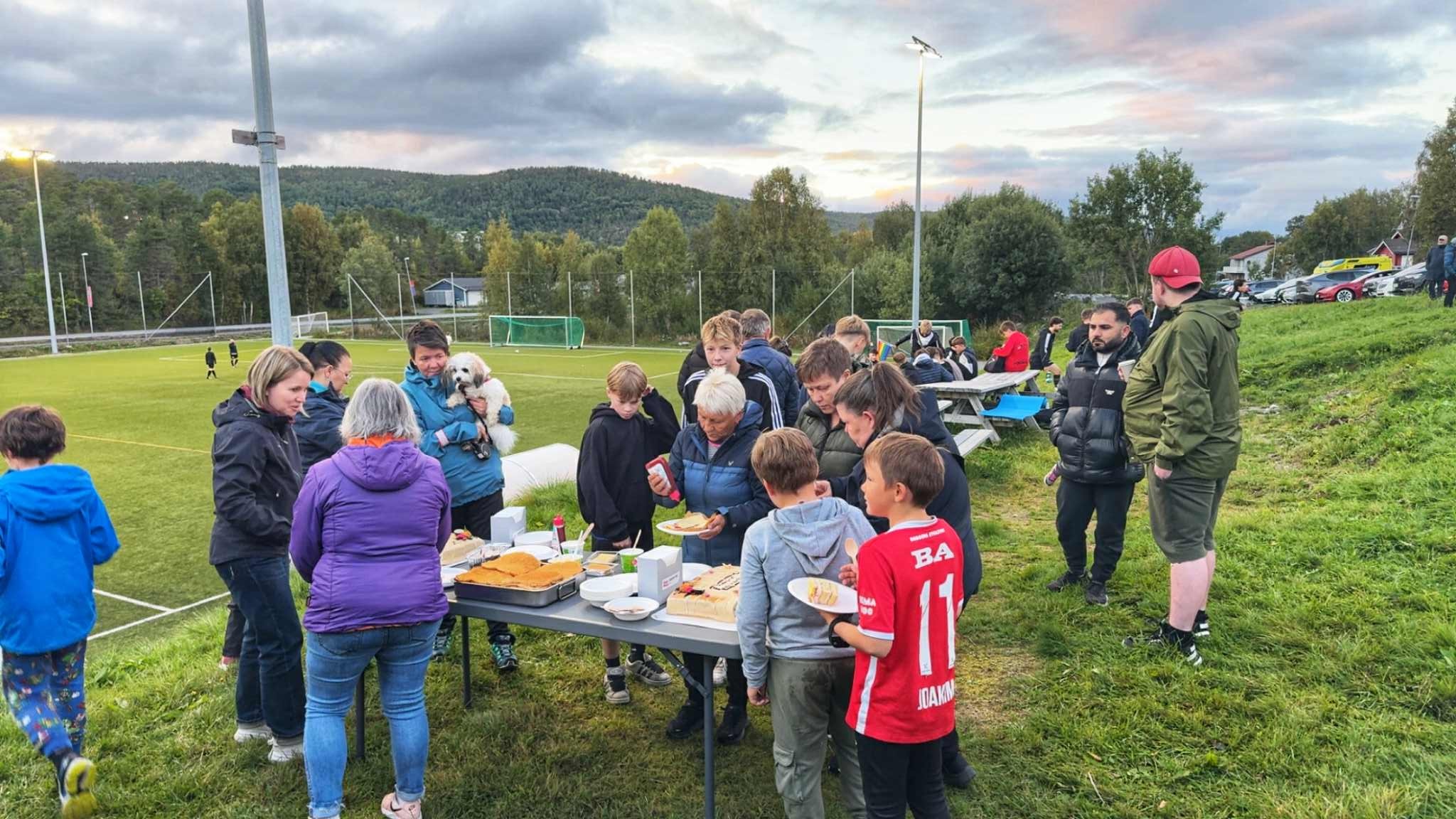 Arrangement på banen
